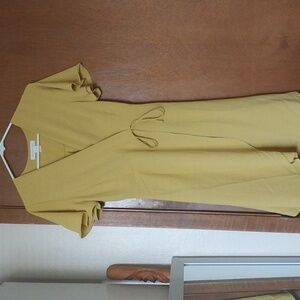 MONTEAU yellow dress